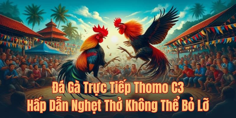 Đá Gà Trực Tiếp Thomo C3 - Hấp Dẫn Không Nên Thể Bỏ Lỡ